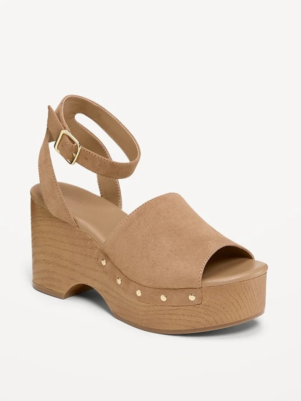 Old Navy Platform Clogs in Tan